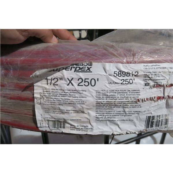 1 roll of 1/2" superpex HOT flext tube.
