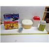 Image 1 : Lot of Misc. Items - Apple Peeler, Fry Cutter, Cupcake Paper, and Tupperware