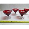Image 4 : 6 Red Dessert Dishes