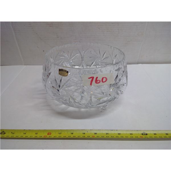 Lead Crystal Fruit Bowl