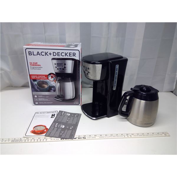 Black & Decker 12 Cup Thermal Programmable Coffeemaker