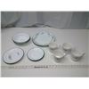 Image 1 : Set of Corelle Dishes - Plates, Cups, Saucers, and Bowls (4 Place Setting)