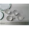 Image 3 : Set of Corelle Dishes - Plates, Cups, Saucers, and Bowls (4 Place Setting)