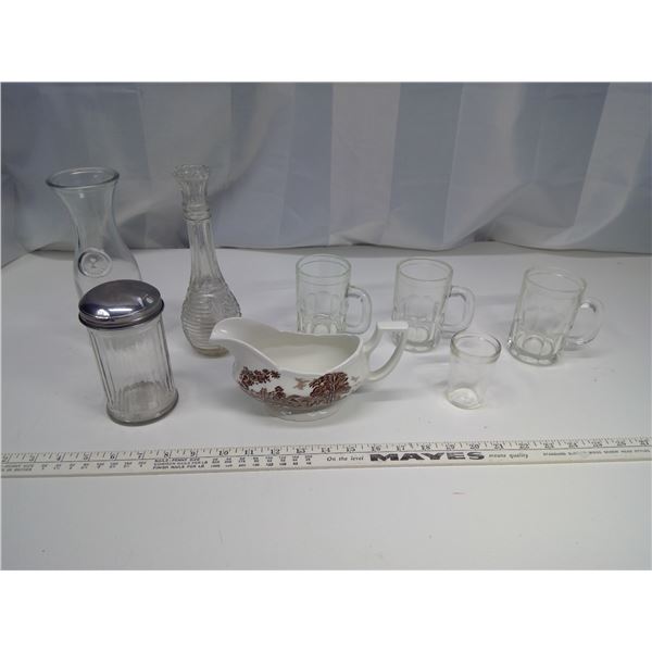 Lot of Assorted Glassware, etc.