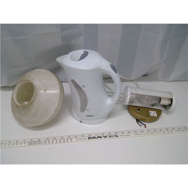 Kettle and Light Fixtures