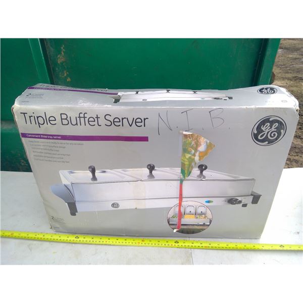 Triple Buffet Server N.I.B.