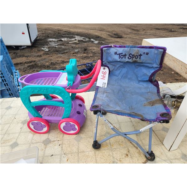Kids Push Toy & Camp Chair & Mini Quad (Doesn't work)
