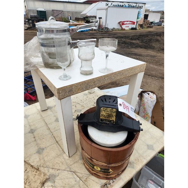 5QT Stirling Freezer & Glassware