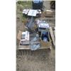 Image 1 : Pallet of - Stereo, Hangers, Frames, Misc. Household