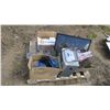 Image 2 : Pallet of - Stereo, Hangers, Frames, Misc. Household