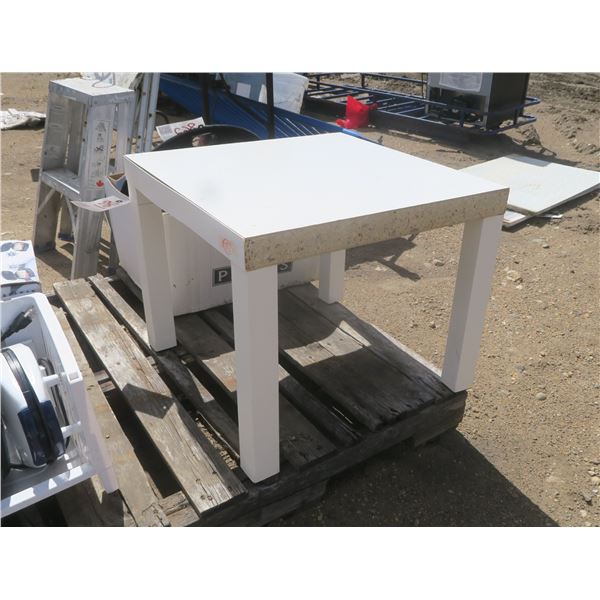White End Table - 22x22x18H"