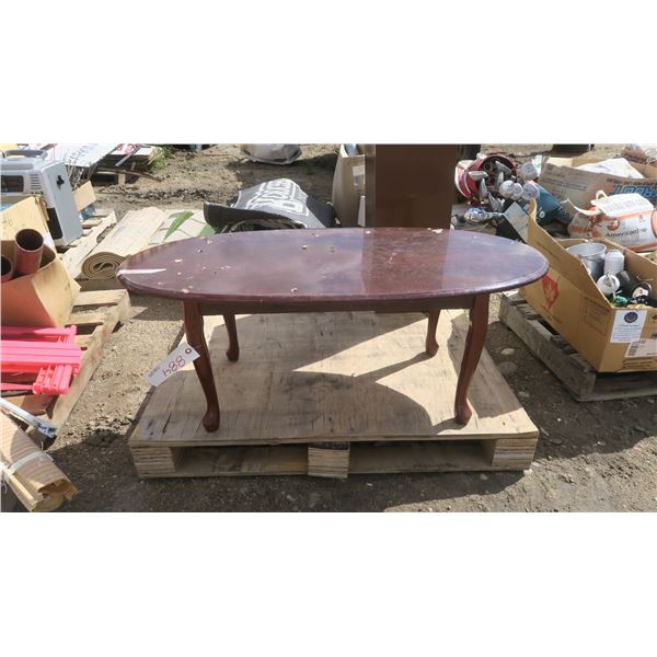 Wood Coffee Table - 42x21x16H"