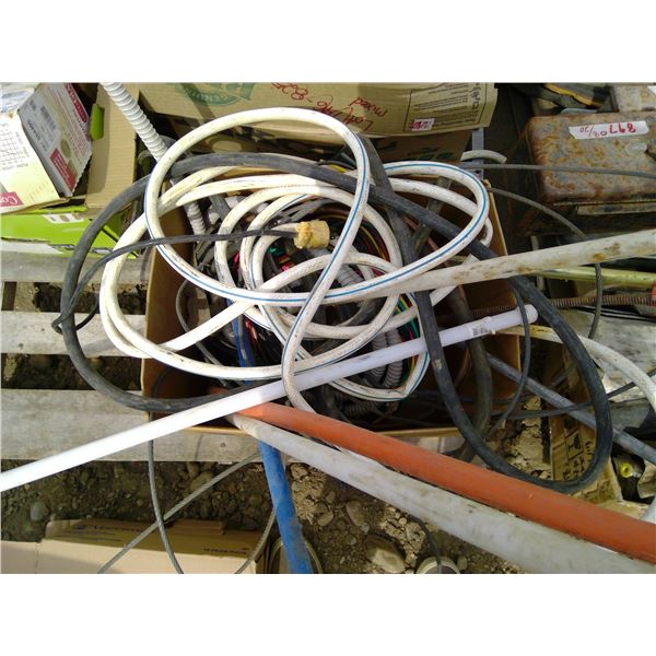 Lot of Misc. Wire and Hose