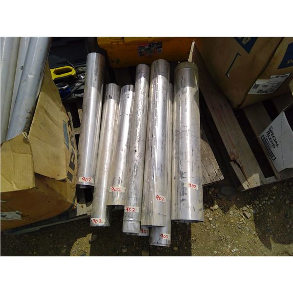 Lot of Aluminum Chimneys