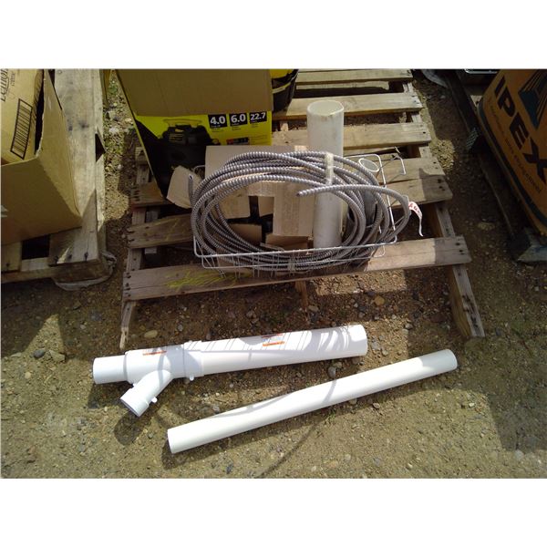 Lot of Misc. Plumbing PVS and Hose