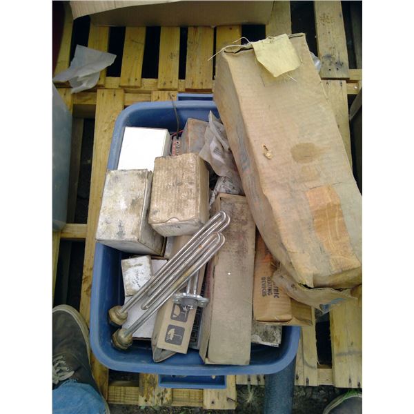 Lot of Misc. Electrical Hardware - Motor, Heater, etc.