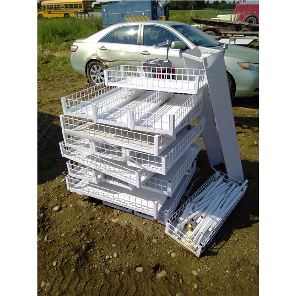 Metal Wire Shelving 34"x11 1/2"