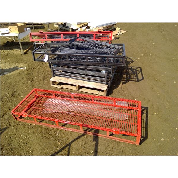 Pallet of Metal Wire Shelving - 64"x21"