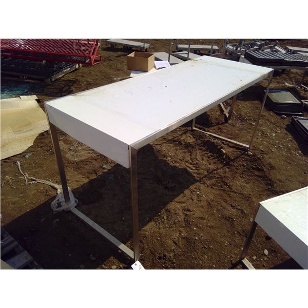 Metal Table/Workbench 72x29x36"h