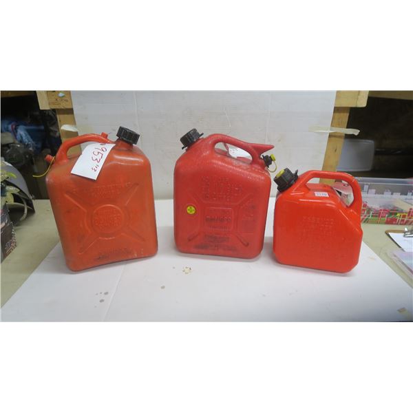 3 Small Jerry Cans
