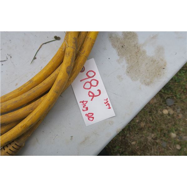 Large power cable plug, 20 ft.