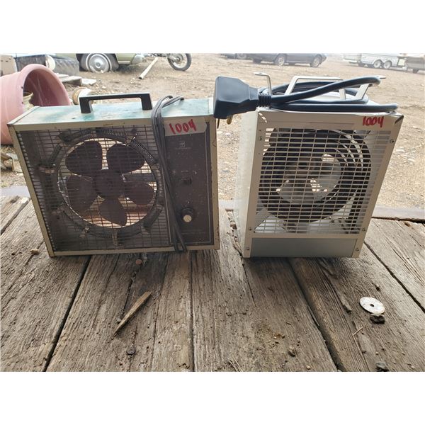 2 heaters 120v & 240v