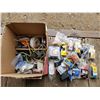 Image 1 : box of electrical - mainly trailer lights