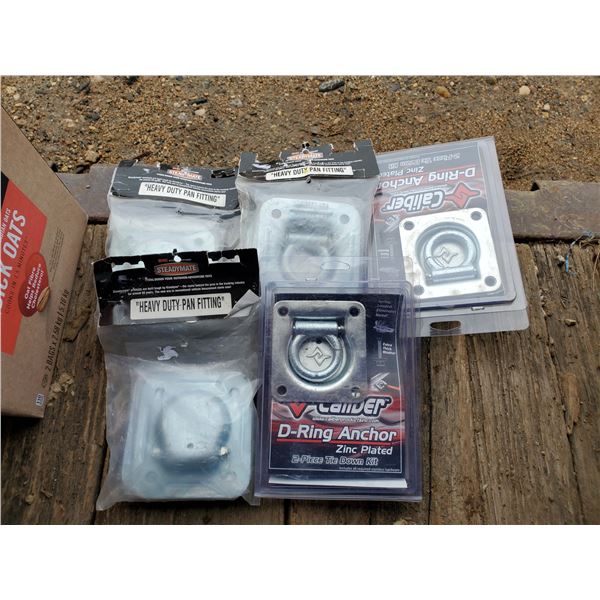 lot of trailer ring anchors