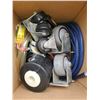 Image 3 : lot of casters, fiberglass, engine degreaser