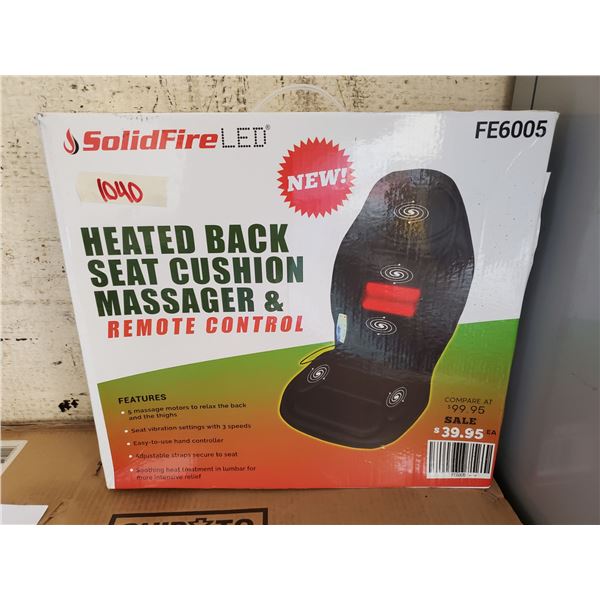 heated & massaging seat cushion