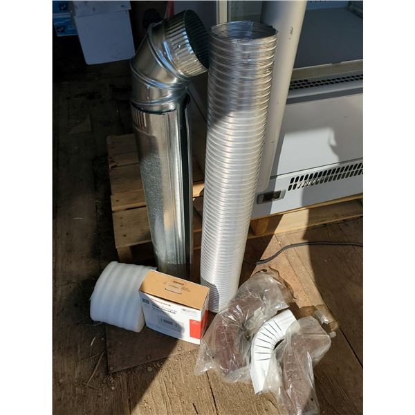 ducting, thermostat, barrier, downspouts