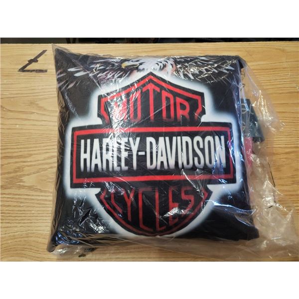 Harley Davidson Pillow "Large Logo" New