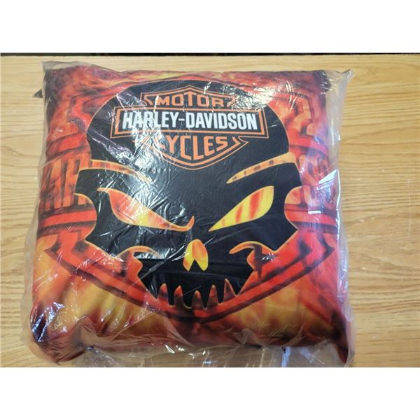 Harley Davidson Pillow "Skull" New