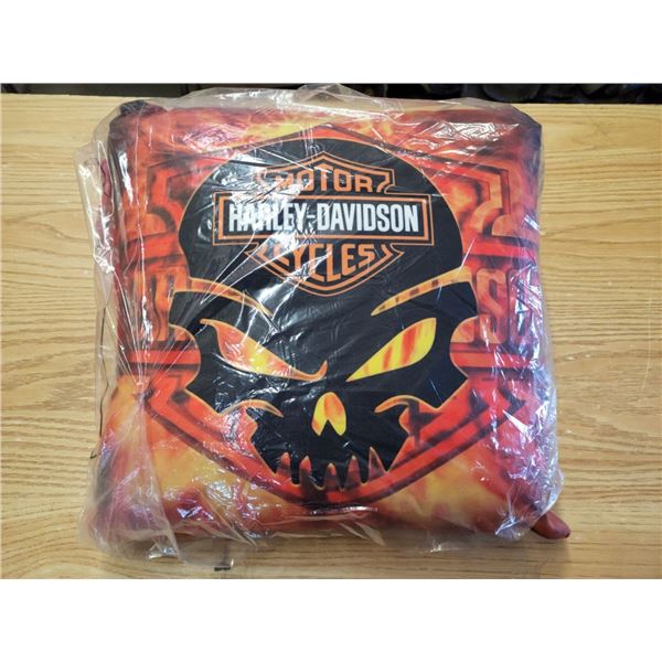 Harley Davidson Pillow "Skull" New