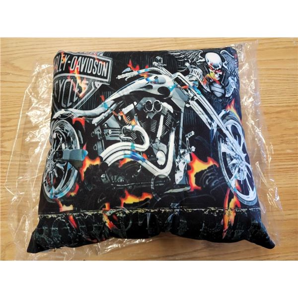Harley Davidson Pillow "Motorcycle" New