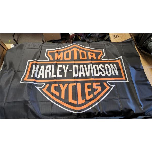 Harley Davidson Flag "Logo" New