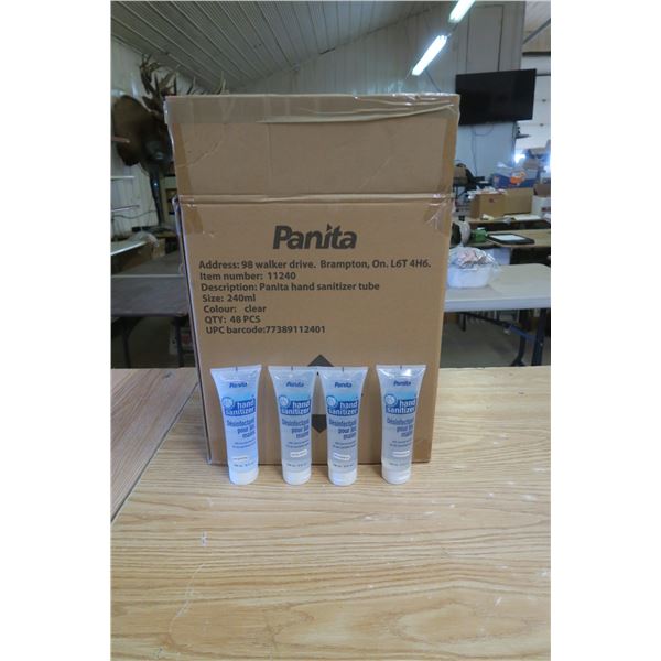 Box with 4 Cases of Panita Hand Sanitizer (48 Bottles Total)