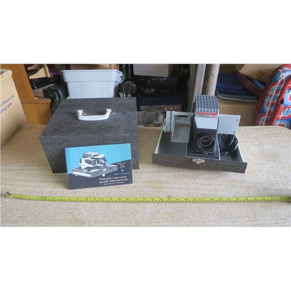 Bell & Howell Project-or-View 500W Model - Original Packaging & Case with Manuals