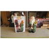 Image 1 : Christmas Santa Figurine - 20" Tall Plaster