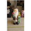 Image 3 : Christmas Santa Figurine - 20" Tall Plaster