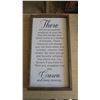 Image 1 : Wood Frame Motivational Sign - 14x26"