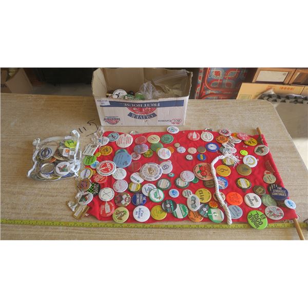 Huge lot of Pin Backs