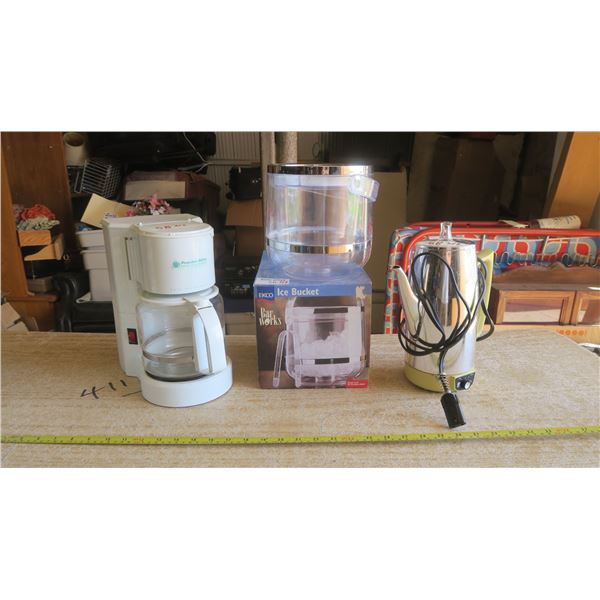 Coffee Machine, Kettle, Ice Bucket