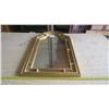 Image 3 : Gold Colour Decorative Mirror - 16x26"