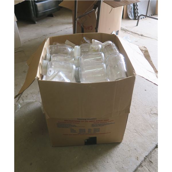 Large Box Full of Mason Jars