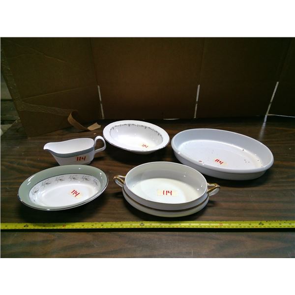 Lot of 5 Misc. China Dishes