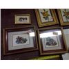 Image 4 : Lot of 8 Framed Embroidery Pictures