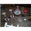 Image 4 : Lot of Misc. Items - Glassware, Candle Sticks, and Win Charms, etc.