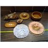 Image 1 : Lot of Misc. Items - Hats, Wood Basket, Angel Welcome Stone, etc.