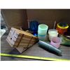 Image 3 : Lot of Misc. Kitchen Items - Plastic Containers, Knife Holder, etc.